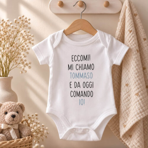 Body Neonato Personalizzato