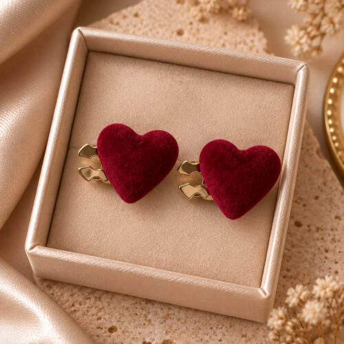 Copribottone "Cuore Velluto"