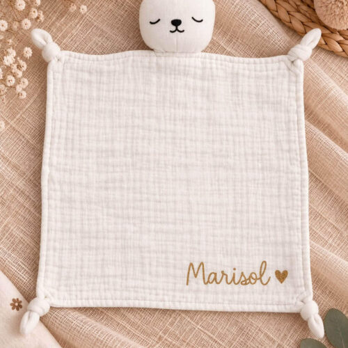 Doudou Orsetto Personalizzato in Mussola