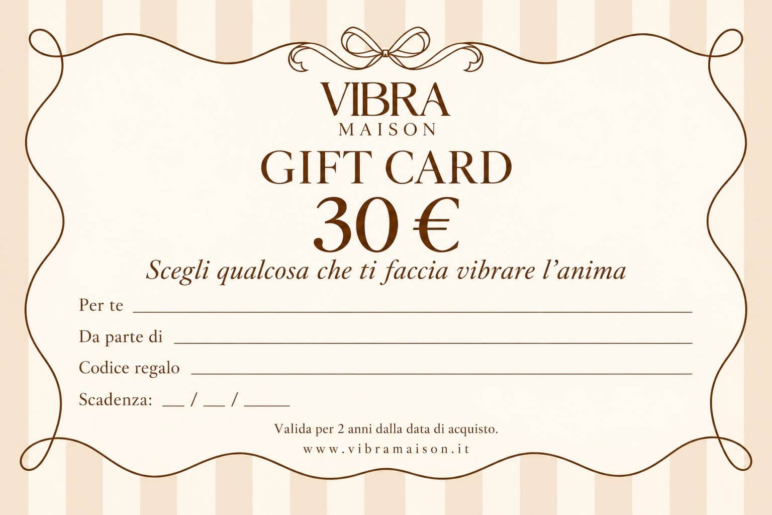 Gift Card Vibra Maison