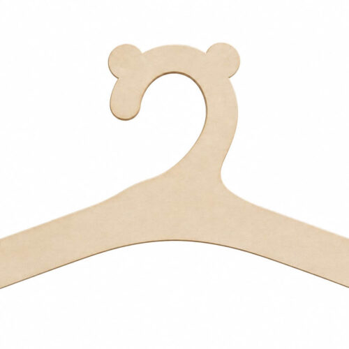 Gruccia in Legno con Orecchie da Orsetto Personalizzata
