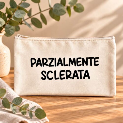 Pochette con Frase, PARZIALMENTE SCLERATA