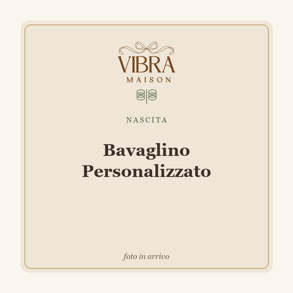Bavaglino Personalizzato