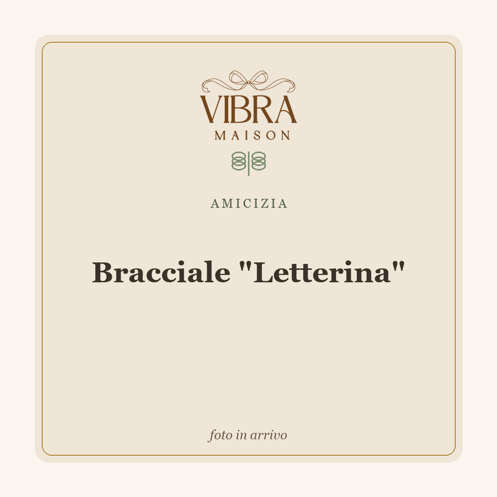 Bracciale "Letterina"
