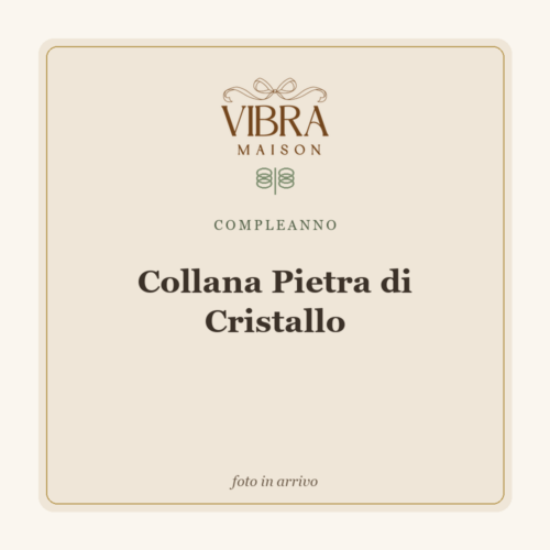 Collana Pietra di Cristallo