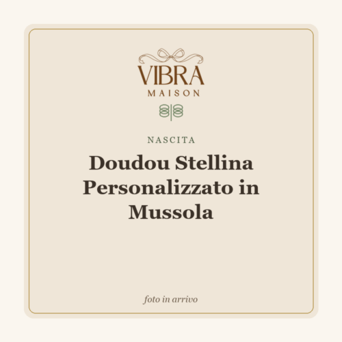 Doudou Stellina Personalizzato in Mussola